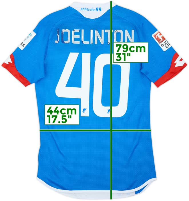 2015-16 TSG Hoffenheim Home Shirt Joelinton #40 - 4/10 - (M)