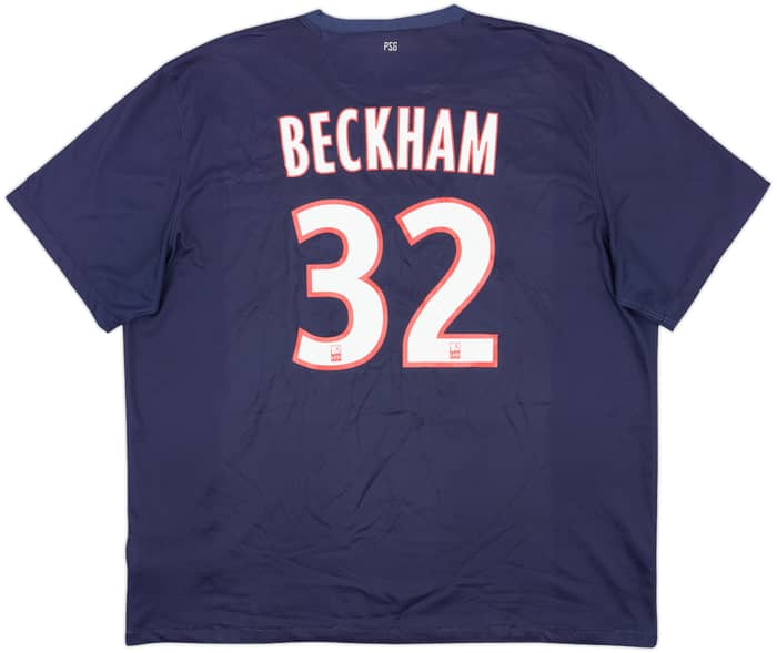 2012-13 Paris Saint-Germain Home Shirt Beckham #32 - 5/10 - (XXL)