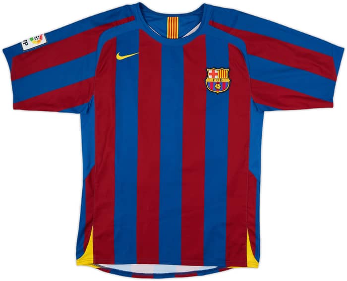 2005-06 Barcelona Home Shirt Messi #30 - 6/10 - (S)