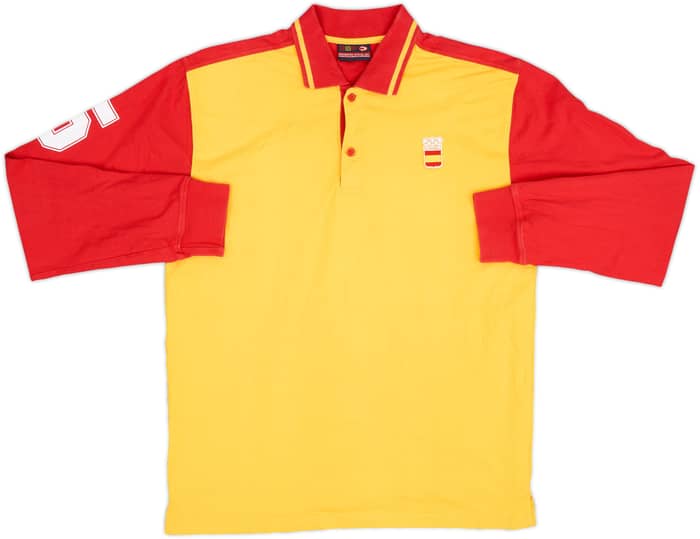 1996 Spain Olympics John Smith Polo L/S Shirt - 8/10 - (M)