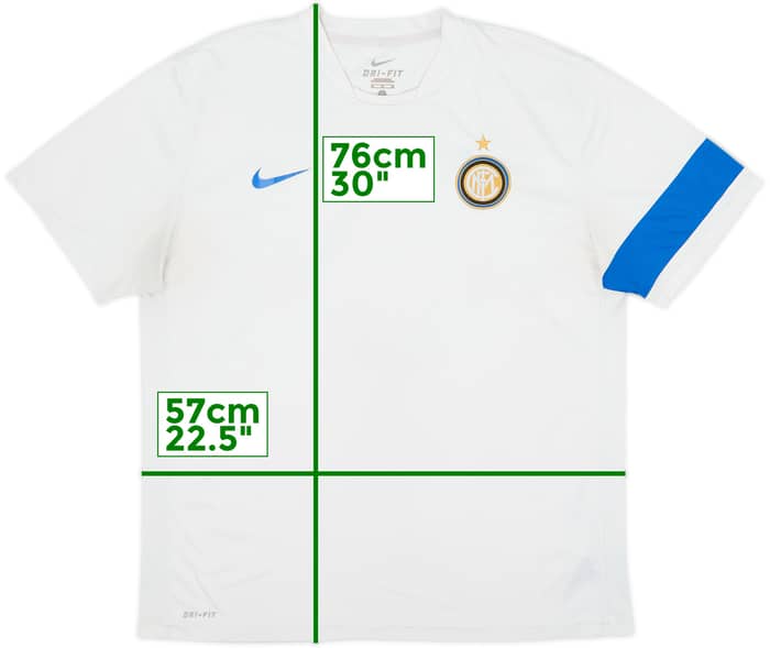 Camiseta Nike de entrenamiento del Inter Milan 2013-14 - 3/10 - (XL)