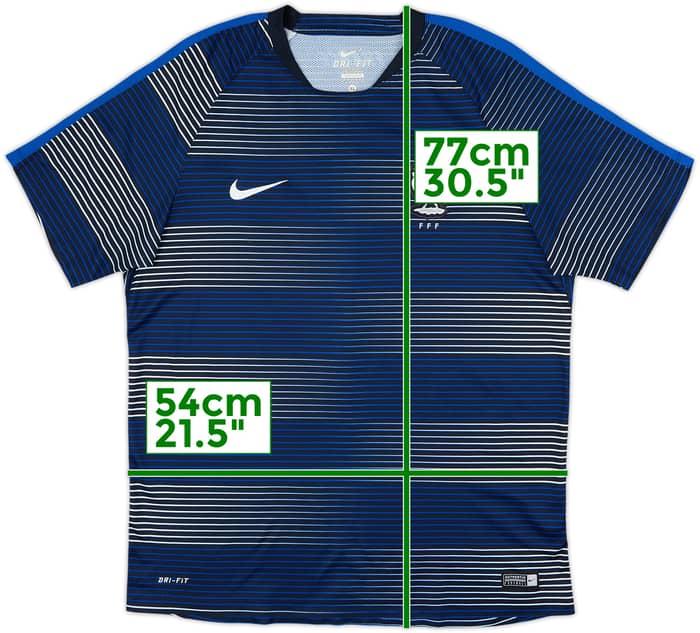 2016-17 France Nike Training Shirt - 9/10 - (XL)