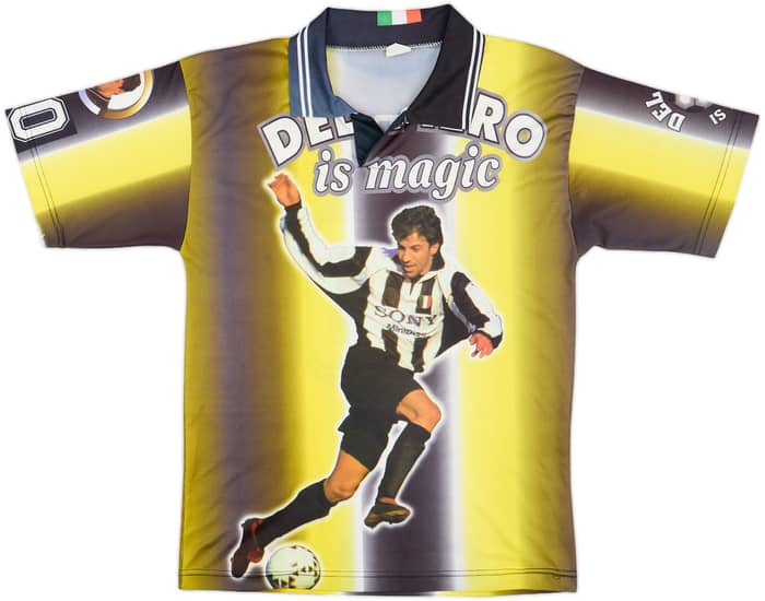 1990s Juventus Graphic Shirt Del Piero #10 - 9/10 - (S/M)