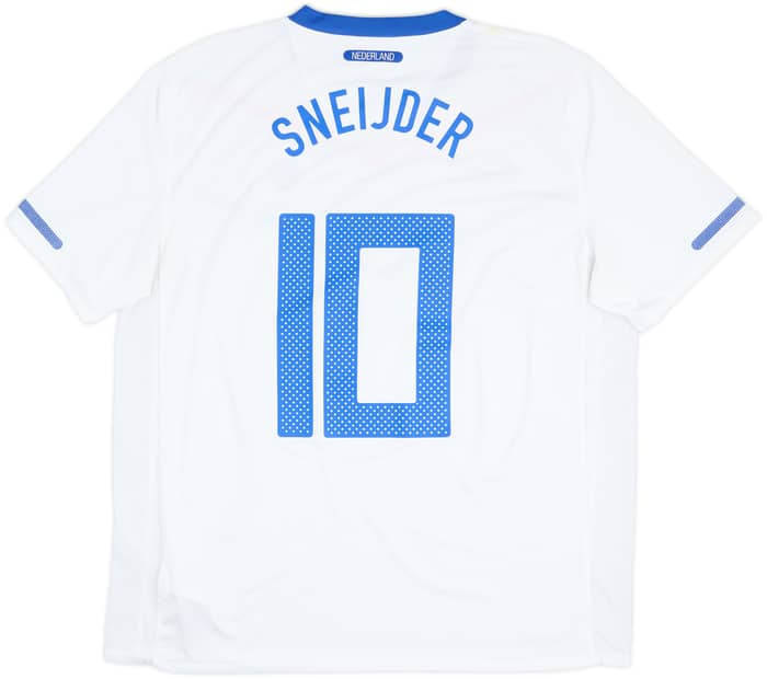 2010-11 Netherlands Away Shirt Sneijder #10 - 5/10 - (XL)