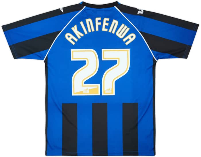 2010-11 Gillingham Home Shirt Akinfenwa #27 - 8/10 - (L)
