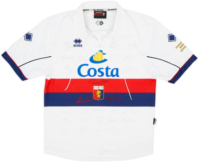 Camiseta especial firmada del Genoa 2004-05 - 7/10 - (XL.Niños)