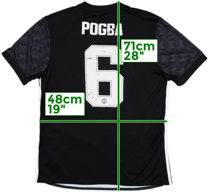 2017-18 Manchester United Away Shirt Pogba #6 - 5/10 - (M)