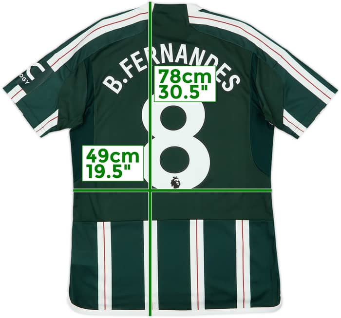 2023-24 Manchester United Away Shirt B.Fernandes #8 (M)