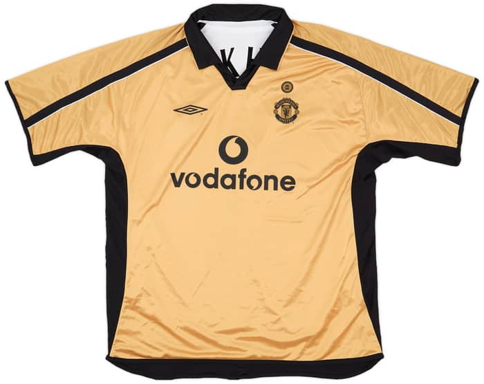 2001-02 Manchester United Centenary Away/Third Shirt Beckham #7 - 8/10 - (S)