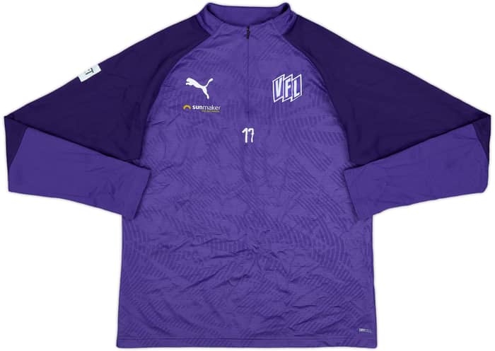 2018-19 VFL Osnabruck Player Issue Puma 1/4 Zip Drill Top #17 - 7/10 - (M)