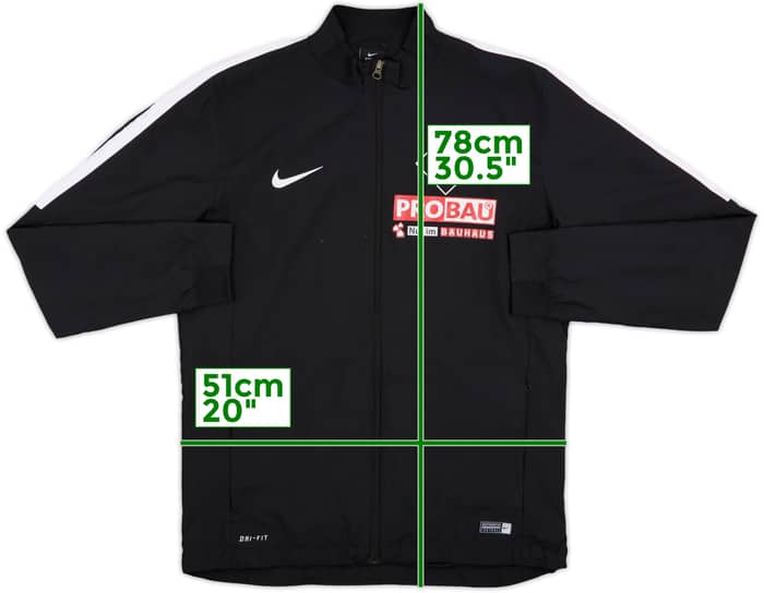 2016-17 FC Arminia 03 Ludwigshafen Nike Track Jacket - 8/10 - (L)