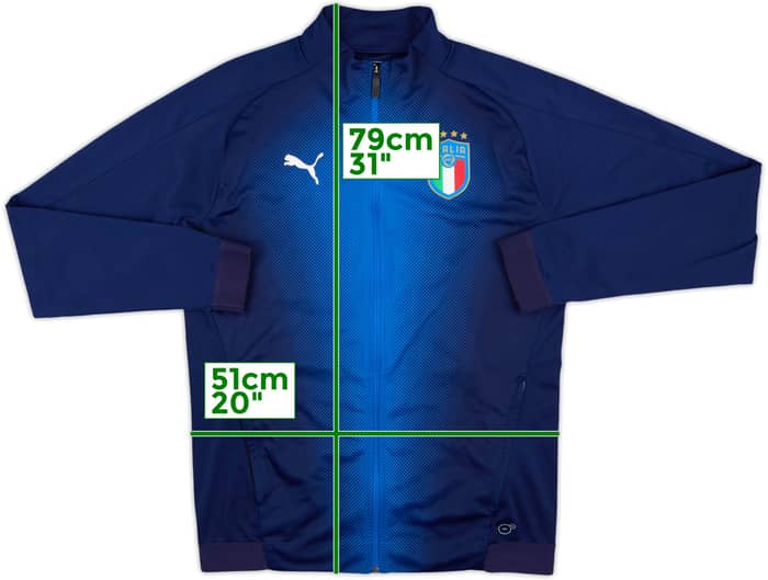 2017-18 Italy Puma Track Jacket - 8/10 - (L)