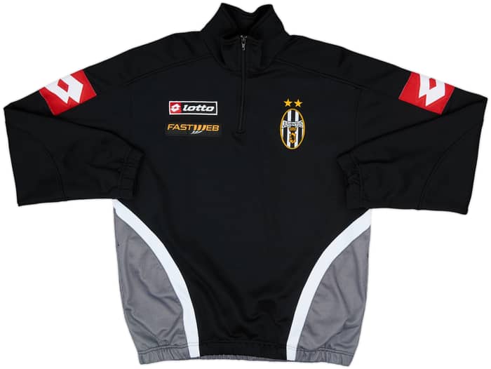 2001-02 Juventus Lotto 1/4 Zip Drill Top - 8/10 - (S)