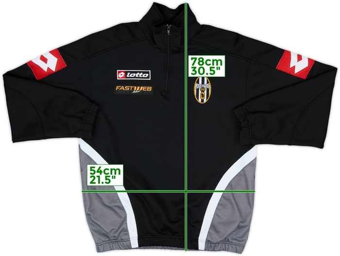 2001-02 Juventus Lotto 1/4 Zip Drill Top - 8/10 - (S)