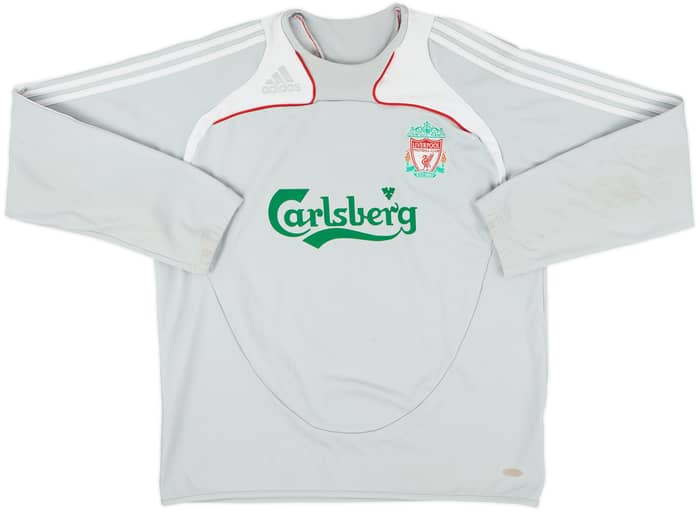 2008-09 Liverpool adidas Sweat Top - 6/10 - (XL)