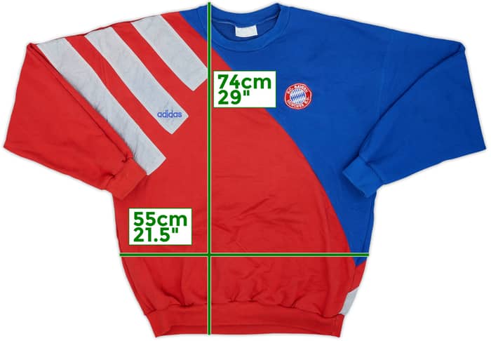 1993-95 Bayern Munich adidas Sweat Top - 4/10 - (L/XL)