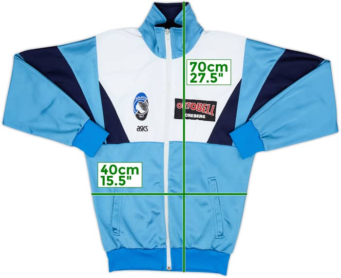 2000-01 Atalanta Asics Track Jacket - 8/10 - (M.Boys)