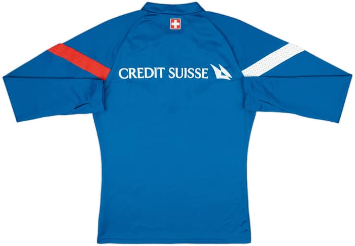 2022-24 Switzerland Puma Staff Issue 1/4 Zip Drill Top KS - 8/10 - (S)