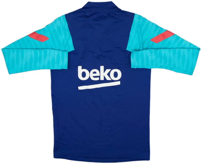 2020-21 Barcelona Nike 1/4 Zip Drill Top - 6/10 - (S)