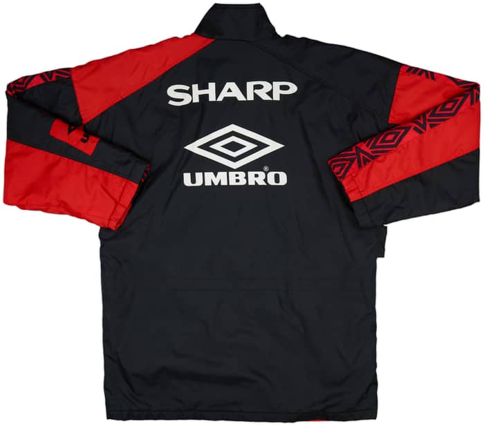 1995-97 Manchester United Umbro Padded Bench Coat - 9/10 - (M)
