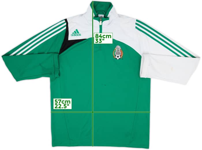 2007-08 Mexico adidas 1/4 Zip Training Top - 6/10 - (XL/XXL)