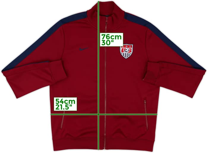 2013-14 USA Nike Track Jacket - 6/10 - (L)