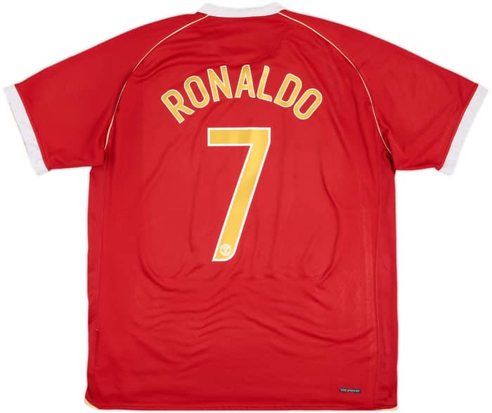 2006-07 Manchester United Home Shirt Ronaldo #7 - 6/10 - (XXL)