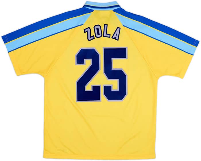 1997-98 Chelsea Away Shirt Zola #25 - 8/10 - (L)