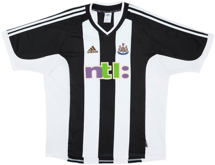2001-03 Newcastle Home Shirt Shearer #9 - 6/10 - (XL)