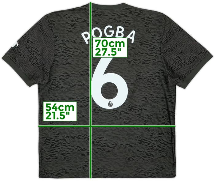 2020-21 Manchester United Away Shirt Pogba #6 - 5/10 - (L)