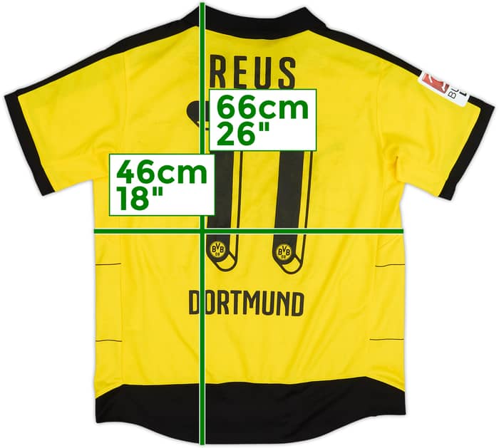 2015-16 Borussia Dortmund Home Shirt Reus #11 - 5/10 - (13-14 Years)