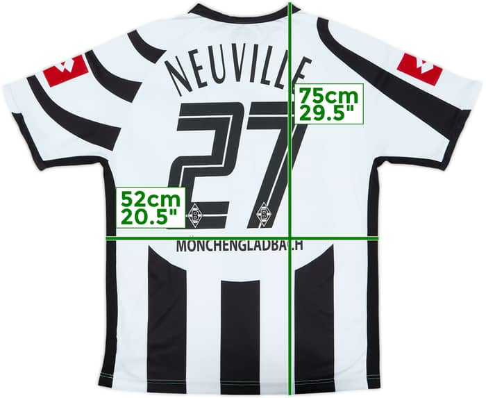 2006-07 Borussia Monchengladbach Home Shirt Neuville #27 - 8/10 - (XL)