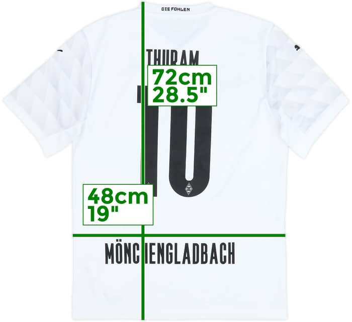 2020-21 Borussia Monchengladbach Home Shirt Thuram #10 - 9/10 - (M)