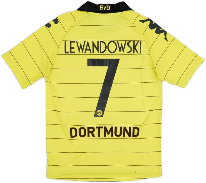 2010-11 Borussia Dortmund Home Shirt Lewandowski #7 - 5/10 - (M)