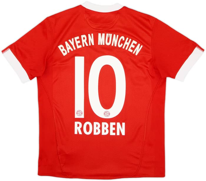 2009-10 Bayern Munich Home Shirt Robben #10 - 8/10 - (XL.Boys)