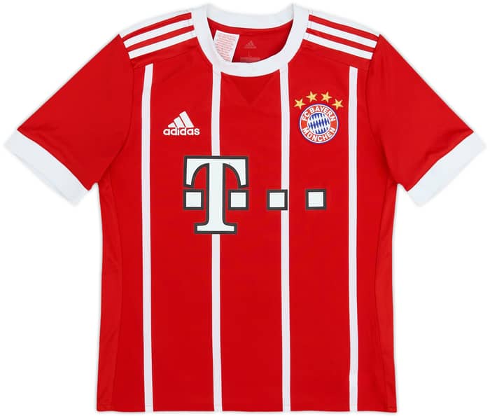 2017-18 Bayern Munich Home Shirt James #11 - 6/10 - (13-14 Years)