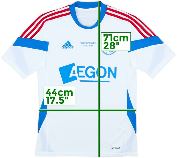 Camiseta adidas 'Hoofdsponsor' de entrenamiento del Ajax 2013-14 - 8/10 - (S)