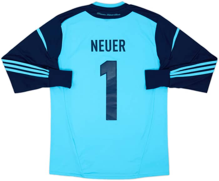 2012-13 Germany GK Shirt Neuer #1 - 7/10 - (XL.Boys)
