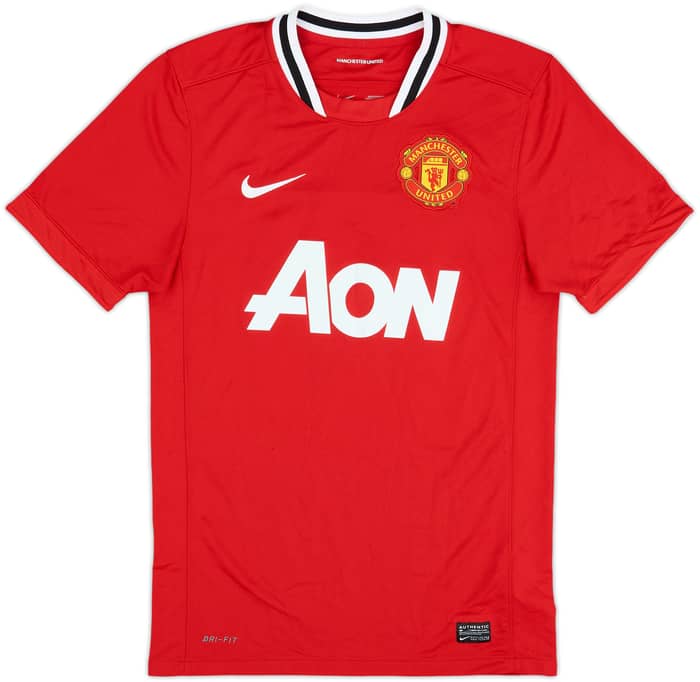 2011-12 Manchester United Home Shirt Rooney #10 - 9/10 - (S)