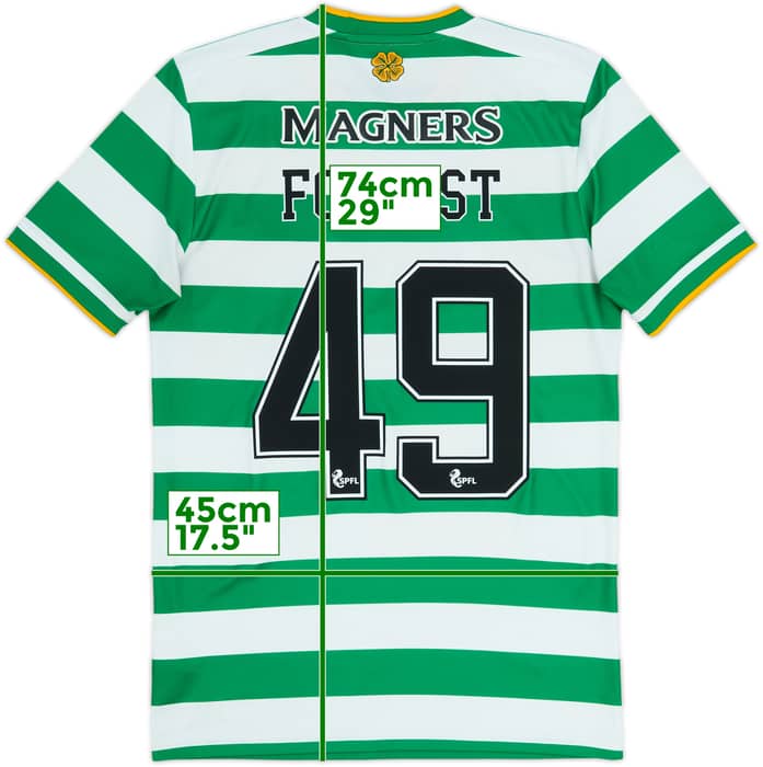 Camiseta de local del Celtic 2020-21 Forrest #49 - 5/10 - (XS)