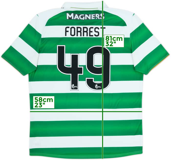 2016-17 Celtic Home Shirt Forrest #49 - 5/10 - (XL)