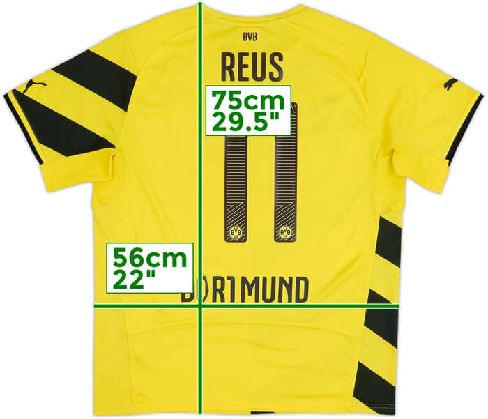 2014-15 Borussia Dortmund Home Shirt Reus #11 - 6/10 - (L)