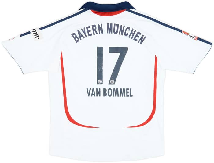 Camiseta de visitante del Bayern Munich 2006-07 Van Bommel #17 - 6/10 - (XL.Niños)