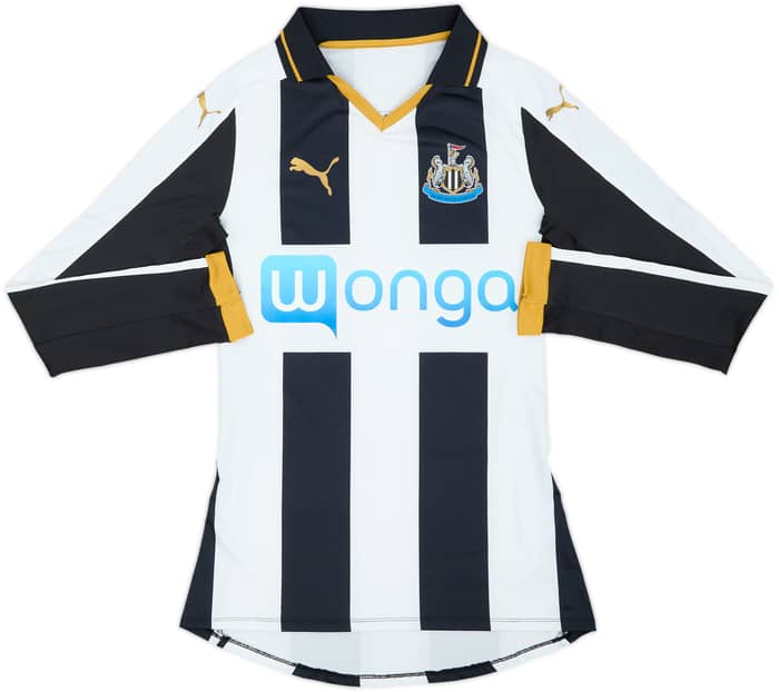 2016-17 Newcastle Player Issue ACTV Fit Home L/S Shirt - 8/10 - (M)