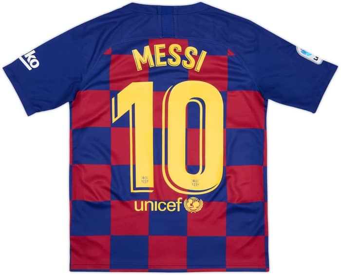 2019-20 Barcelona Home Shirt Messi #10 - 8/10 - (XL.Boys)