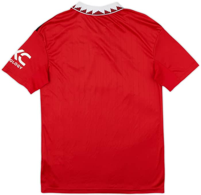 2022-23 Manchester United Home Shirt - 8/10 - (L.Boys)