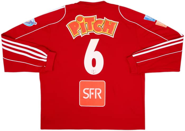 2007-08 Coupe de France Home L/S Shirt #6 - 6/10 - (XL)
