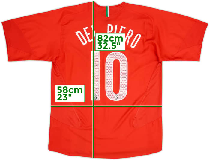 Camiseta de visitante de la Juventus 2005-06 Del Piero #10 - 5/10 - (L)