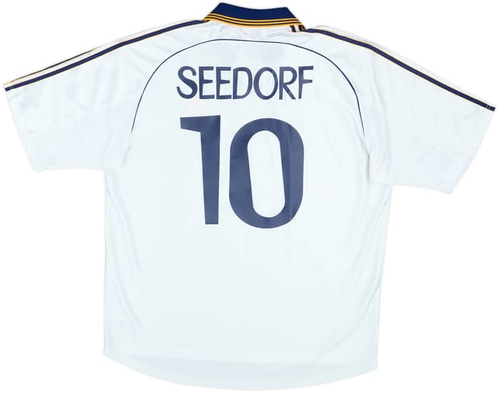 1998-00 Real Madrid Home Shirt Seedorf #10 - 8/10 - (XXL)