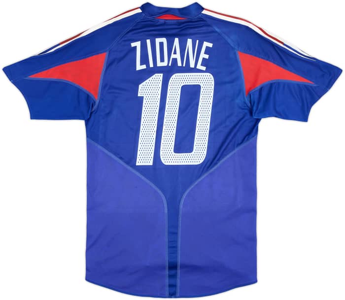 2004-06 France Home Shirt Zidane #10 - 9/10 - (S)